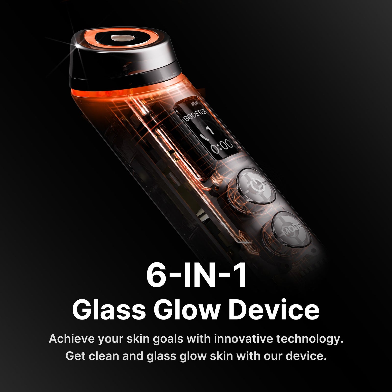 Medicube Age-R Booster Pro - 6-in-1 Electroporation & Microcurrent Device for Glass Skin